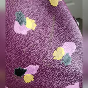 Coach limited edition Spring Purse - purple  and floral print